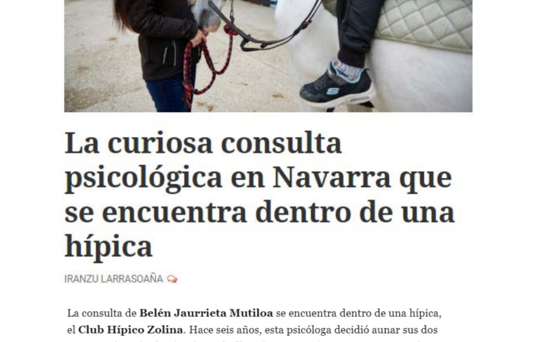 Entrevista de Equitén (Equinoterapia Navarra) en Navarra.com